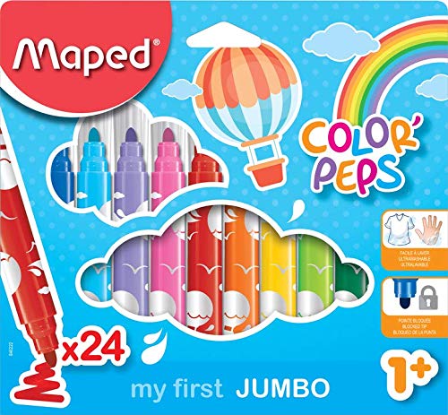 Thumbnail 14 de Maped Color Peps Early Age jumbo 24 colores 🖍