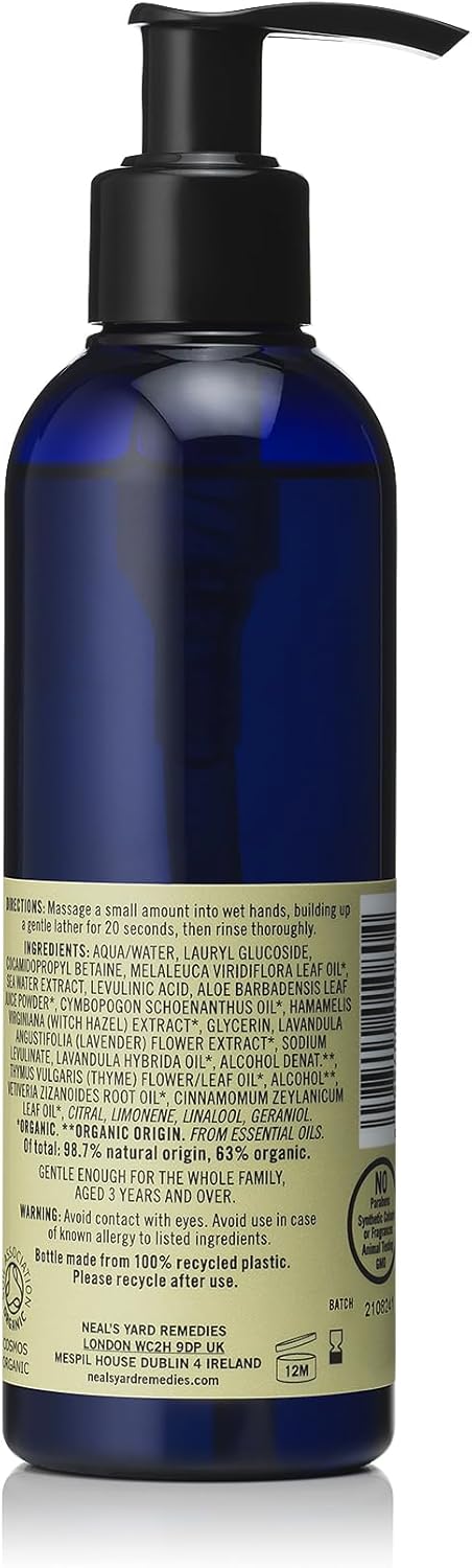 Detalle 2 de Neal's Yard Remedies Defend And Protect Hand Wash – Organic Defence Blend, Vegan, 185ml