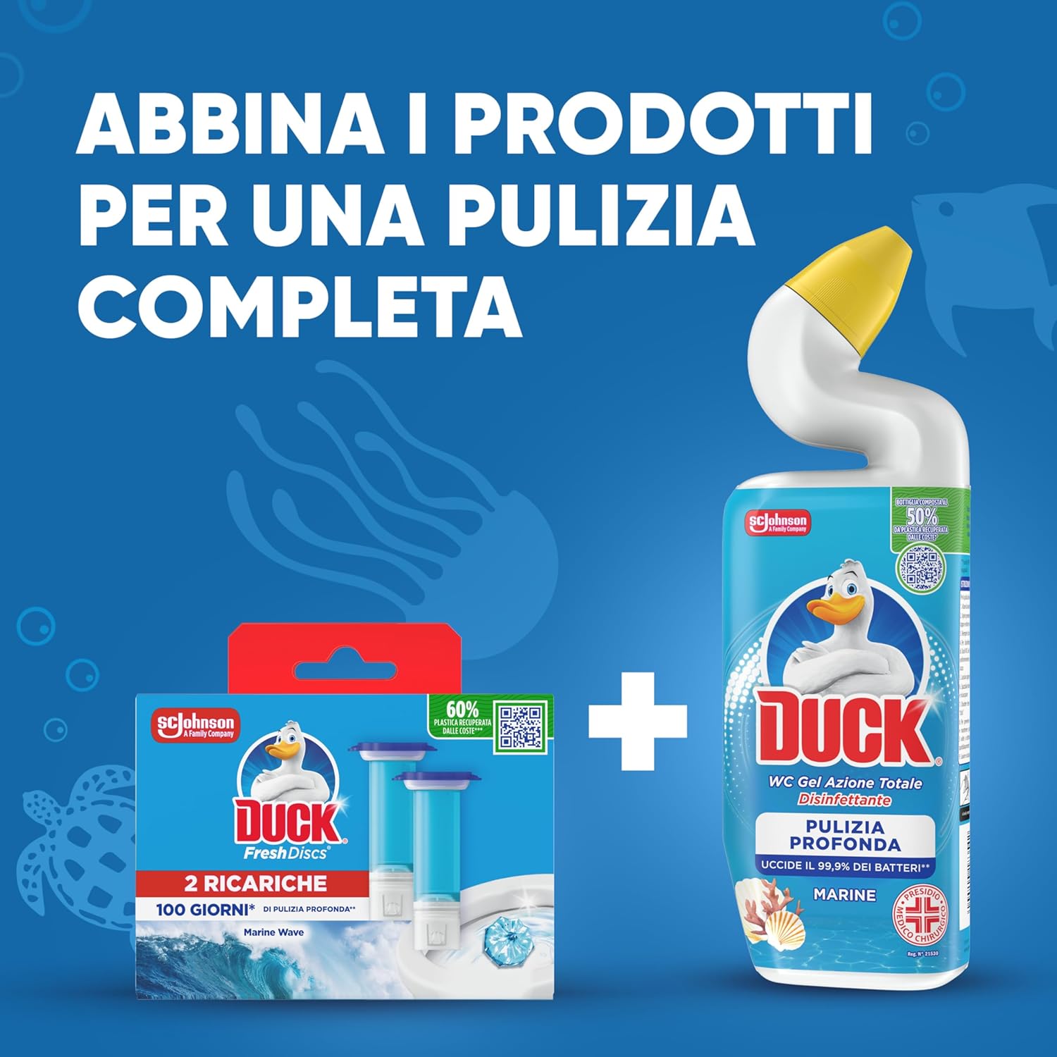 Thumbnail 6 de Duck Fresh Discs – Dischi gel igienizzanti WC, Brezza Marine, 36 Dischi (6 Ricariche)