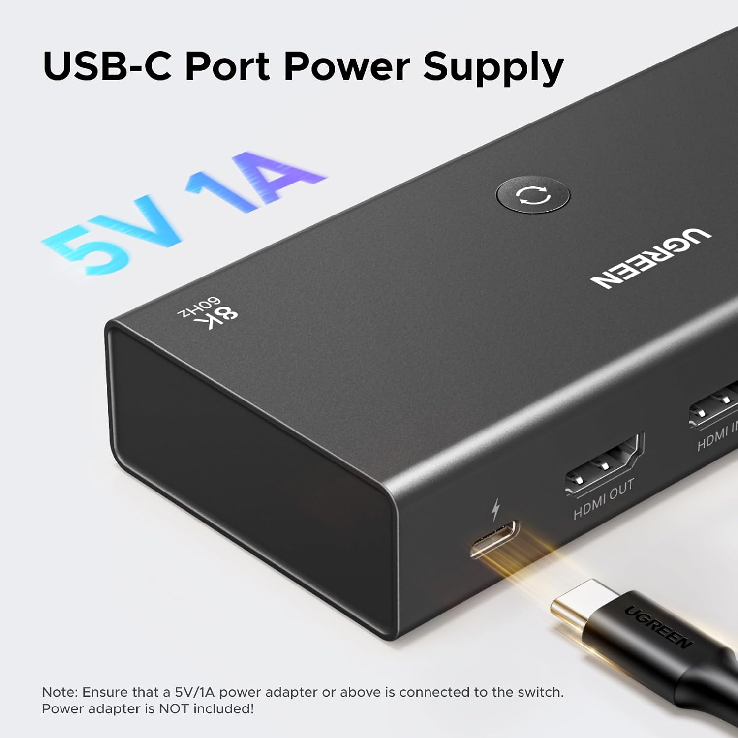 Detalle 2 de UGREEN HDMI switch