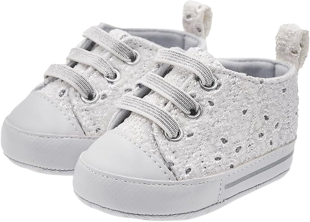 Detalle de Chicco Scarpe Bambina Sneakers Neonata con Stringhe Elasticizzate – Designed in Italy