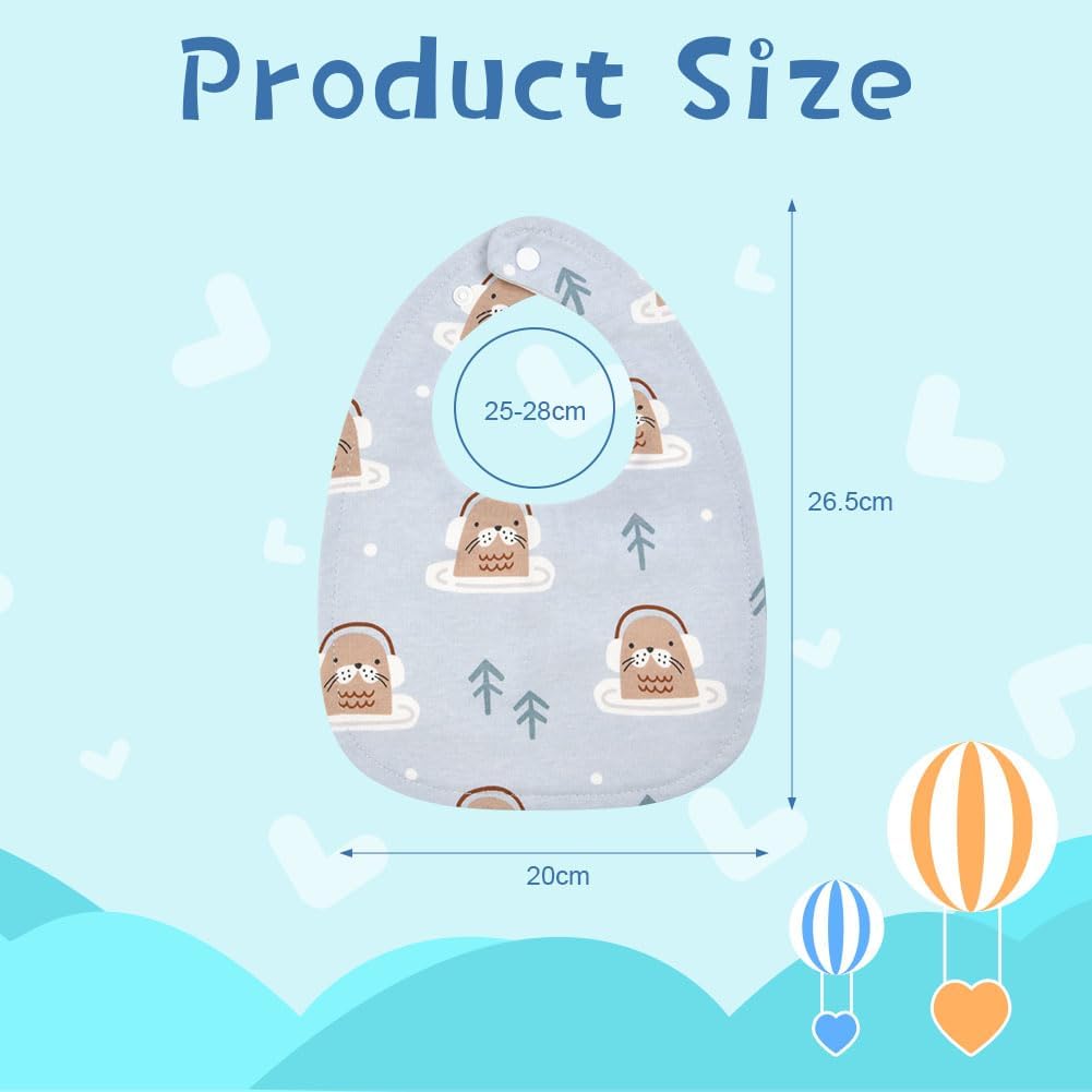 Detalle 2 de Vicloon Baby Lätzchen 8er Set