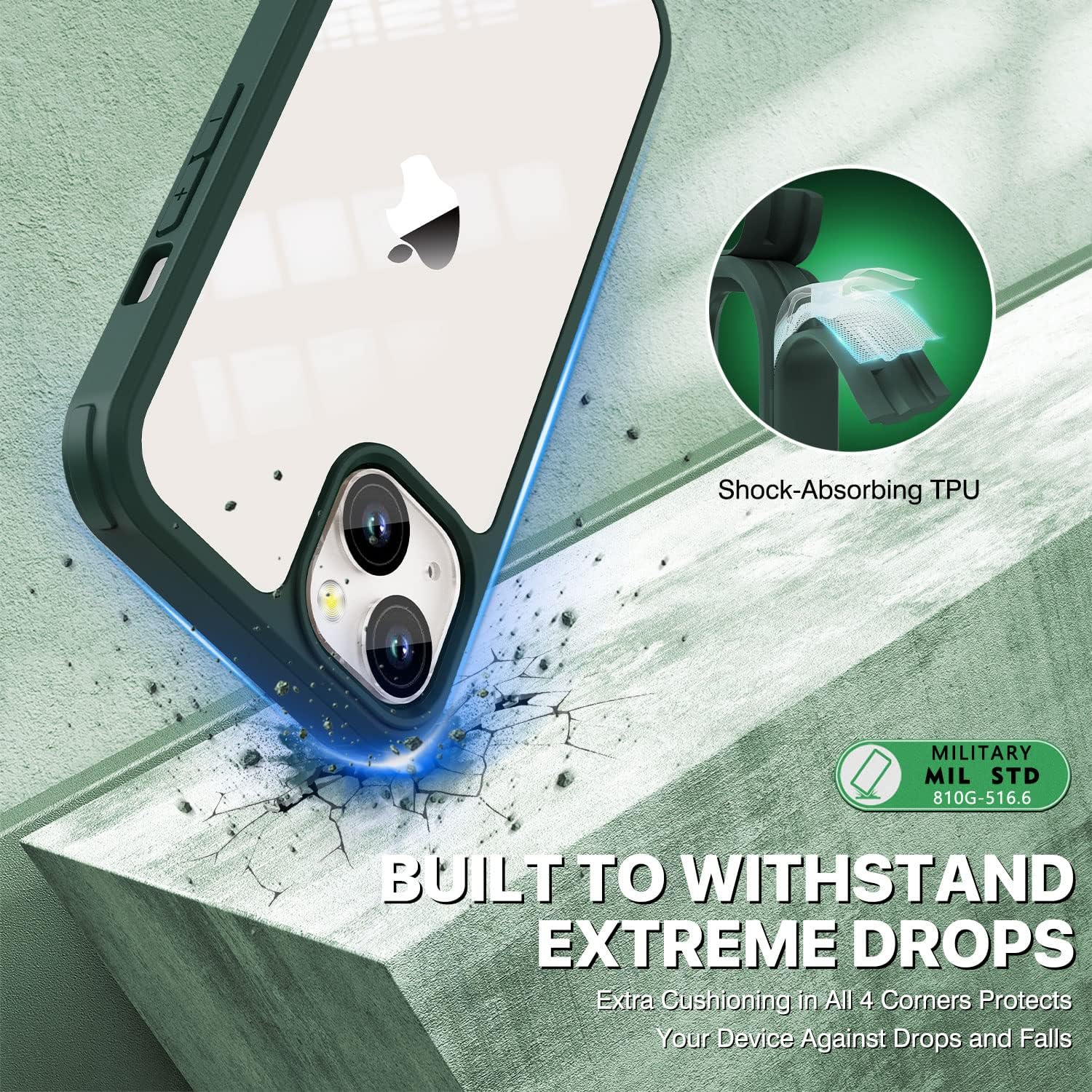 Thumbnail 4 de CENHUFO iPhone 14 case, 360° protection