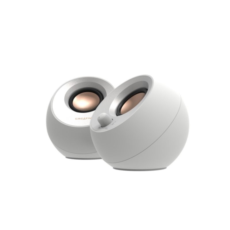 Detalle 2 de Creative Estéreo 2.0 Altavoces USB-C Bluetooth 10W Blanco