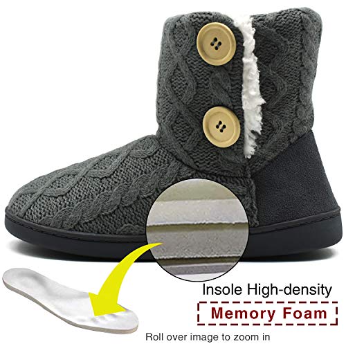 Detalle 2 de Chausson femme ONCAI hiver fourrure