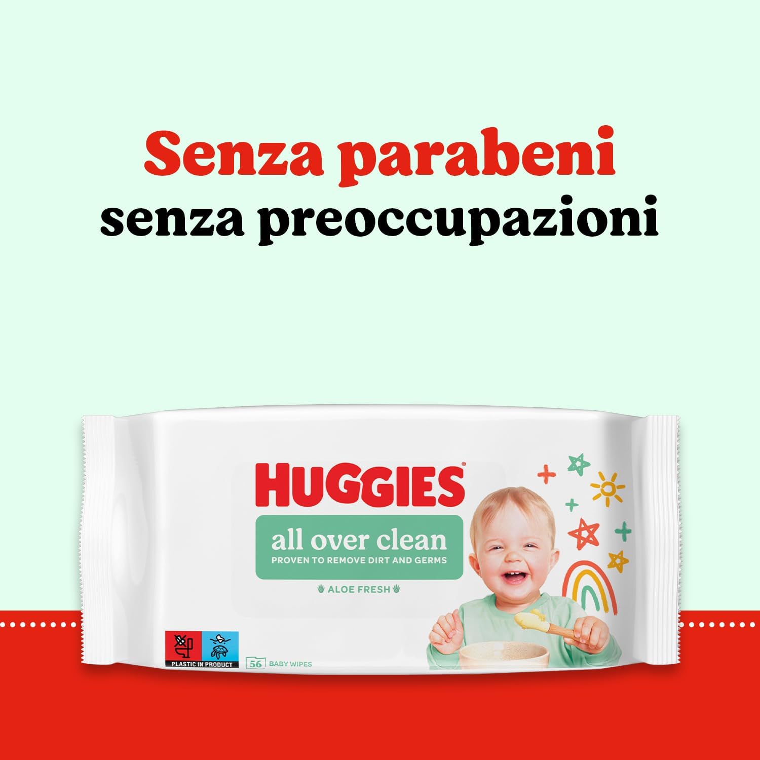 Thumbnail 6 de Huggies All Over Clean 10 pacchi da 56 salviette
