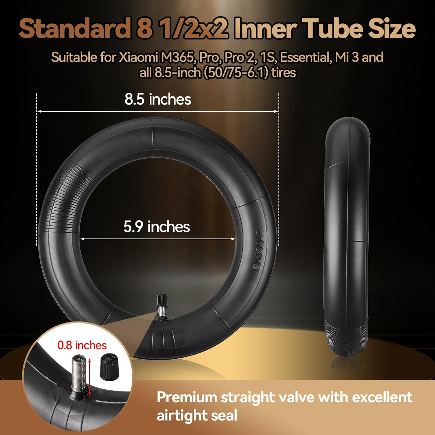 Thumbnail 3 de Satgoo E Scooter 8,5 Zoll Schlauch 2 mm