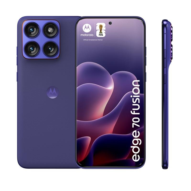 Detalle 2 de Motorola Edge 70 Fusion 5G 8GB/256GB — Pantalla 6,78'' Violeta, resistencia y carga ultrarrápida
