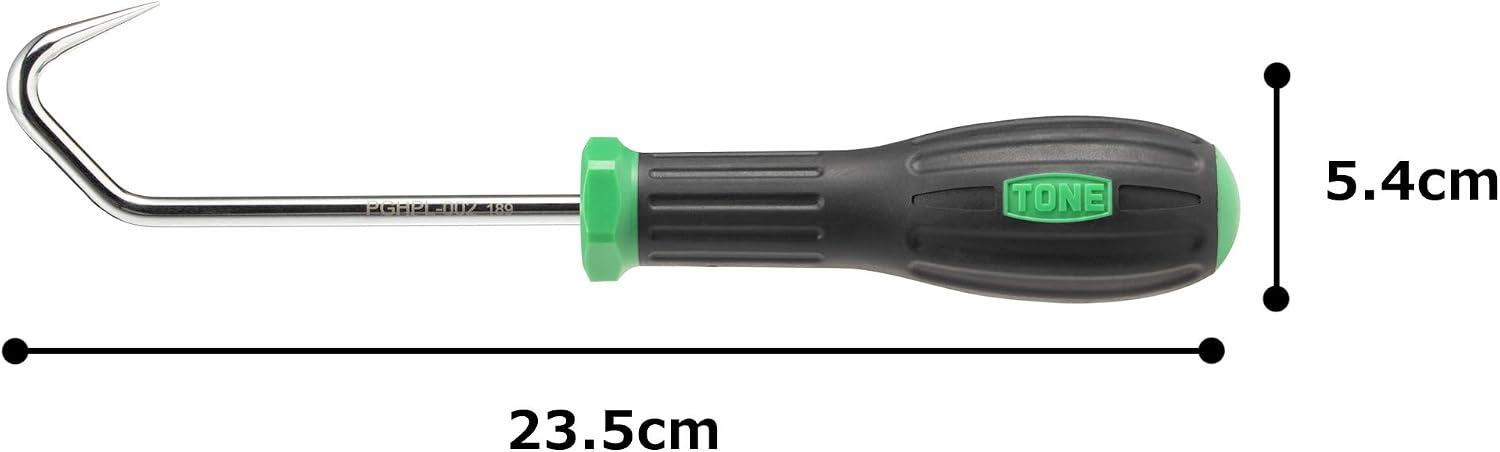 Detalle de トネ(TONE) PGHPL-002 パワーグリップホースプラッカー No.2 グリーン