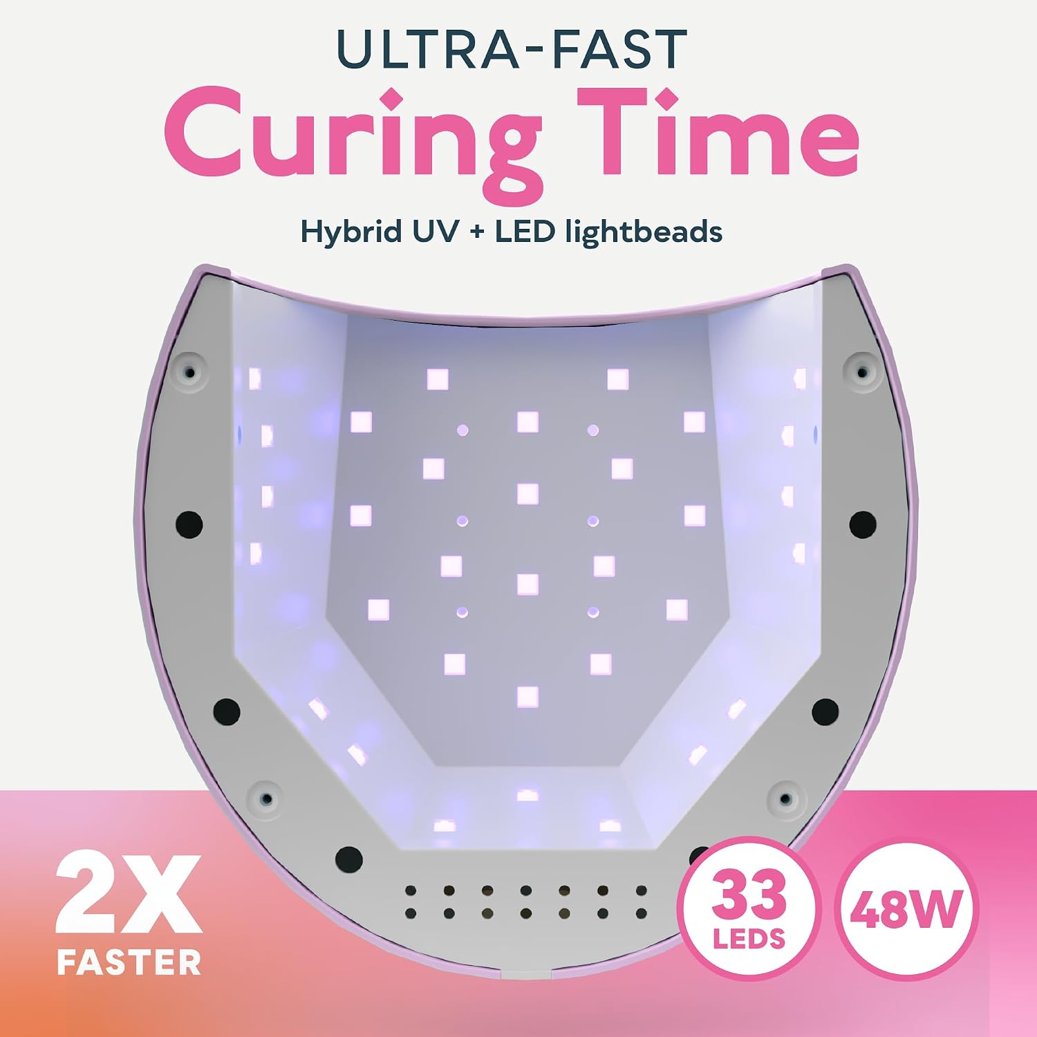 Detalle de SUNUV SUN2C Lámpara UV LED Uñas 💅 Secado Rápido Profesional
