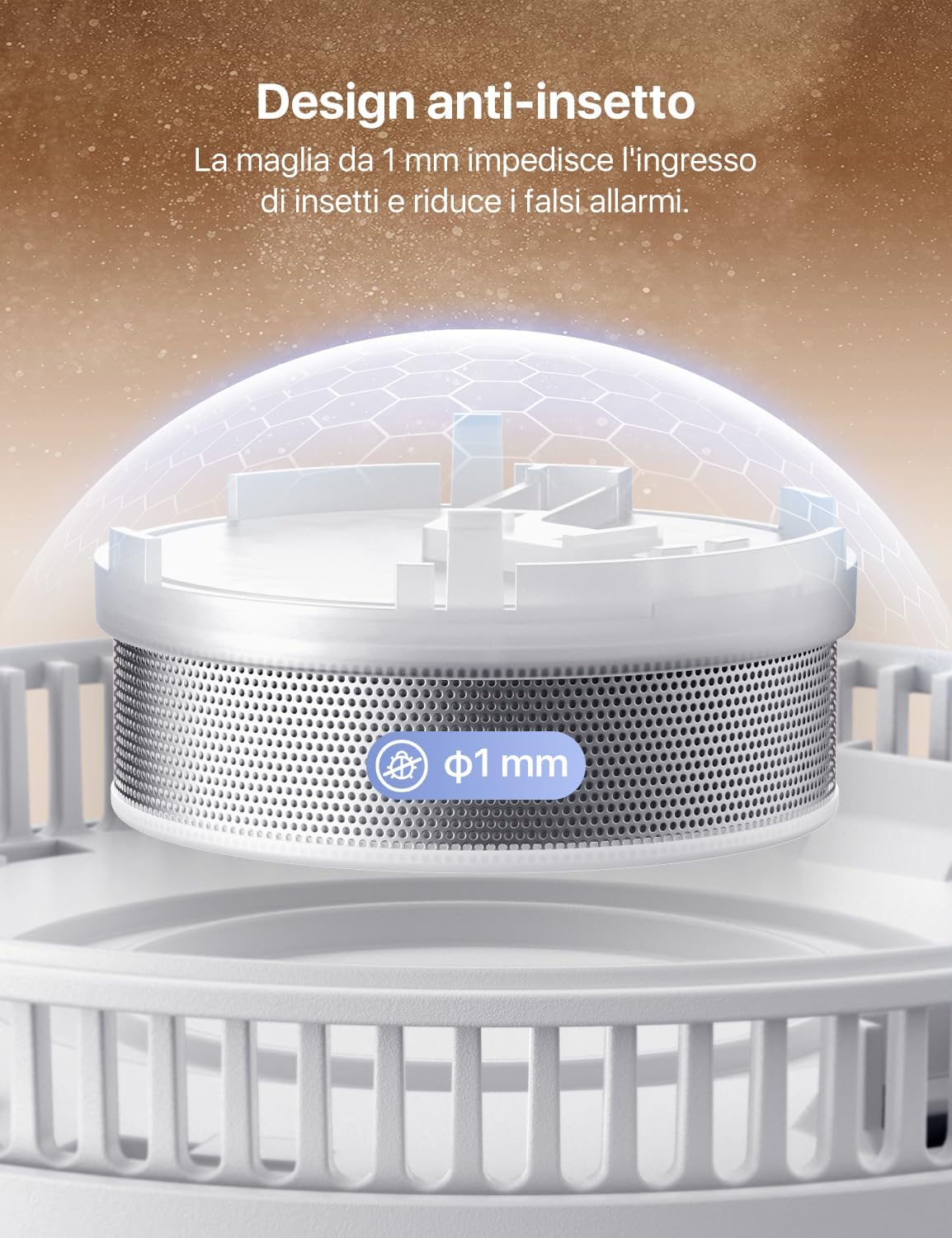 Detalle 2 de Rilevatore di fumo X-Sense SD11, 10 anni