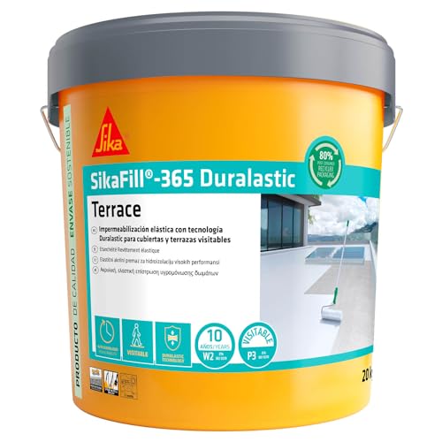 SIKA SikaFill 365 Terrace 20 kg — revestimiento acrílico para terrazas 🏠