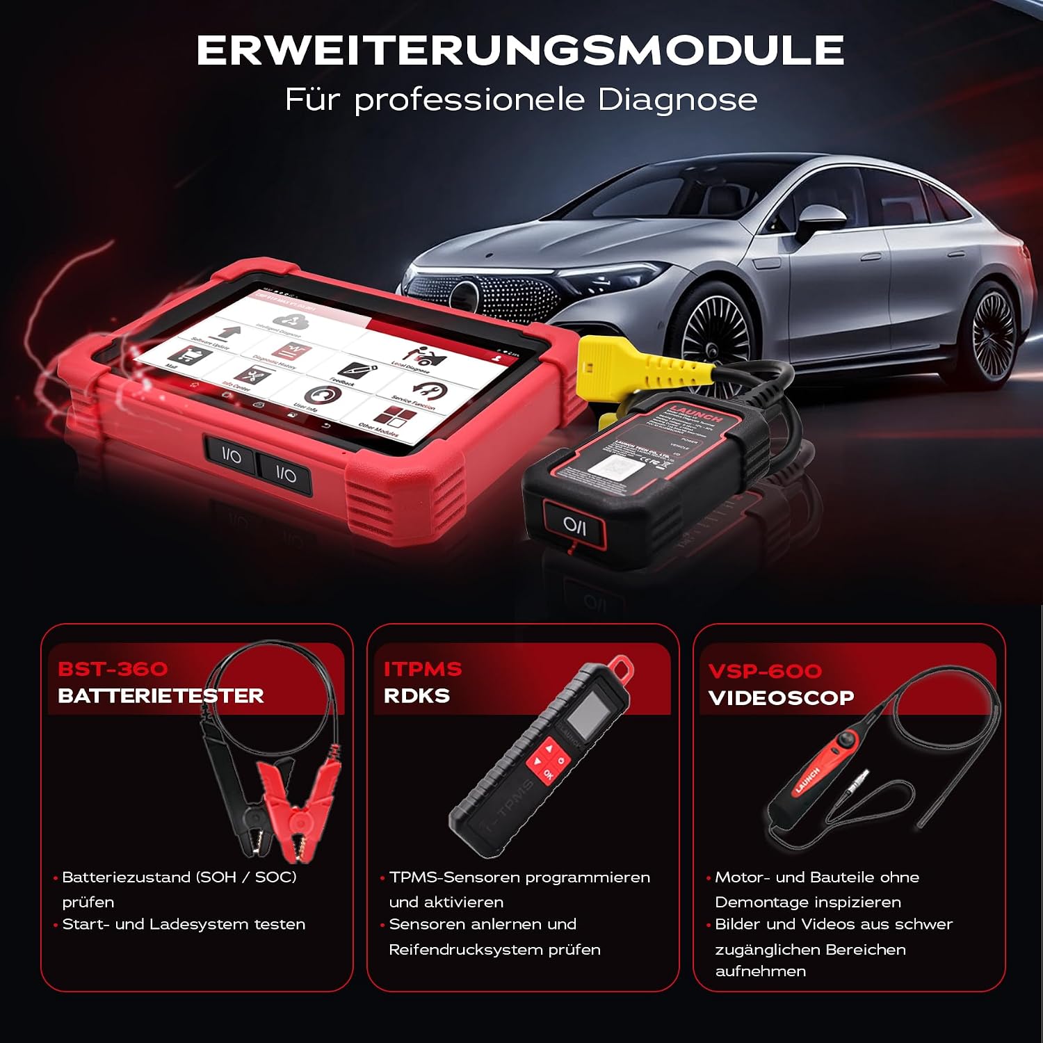 Thumbnail 4 de LAUNCH CRP 919 OBD2 Diagnosegerät 31 Funktionen