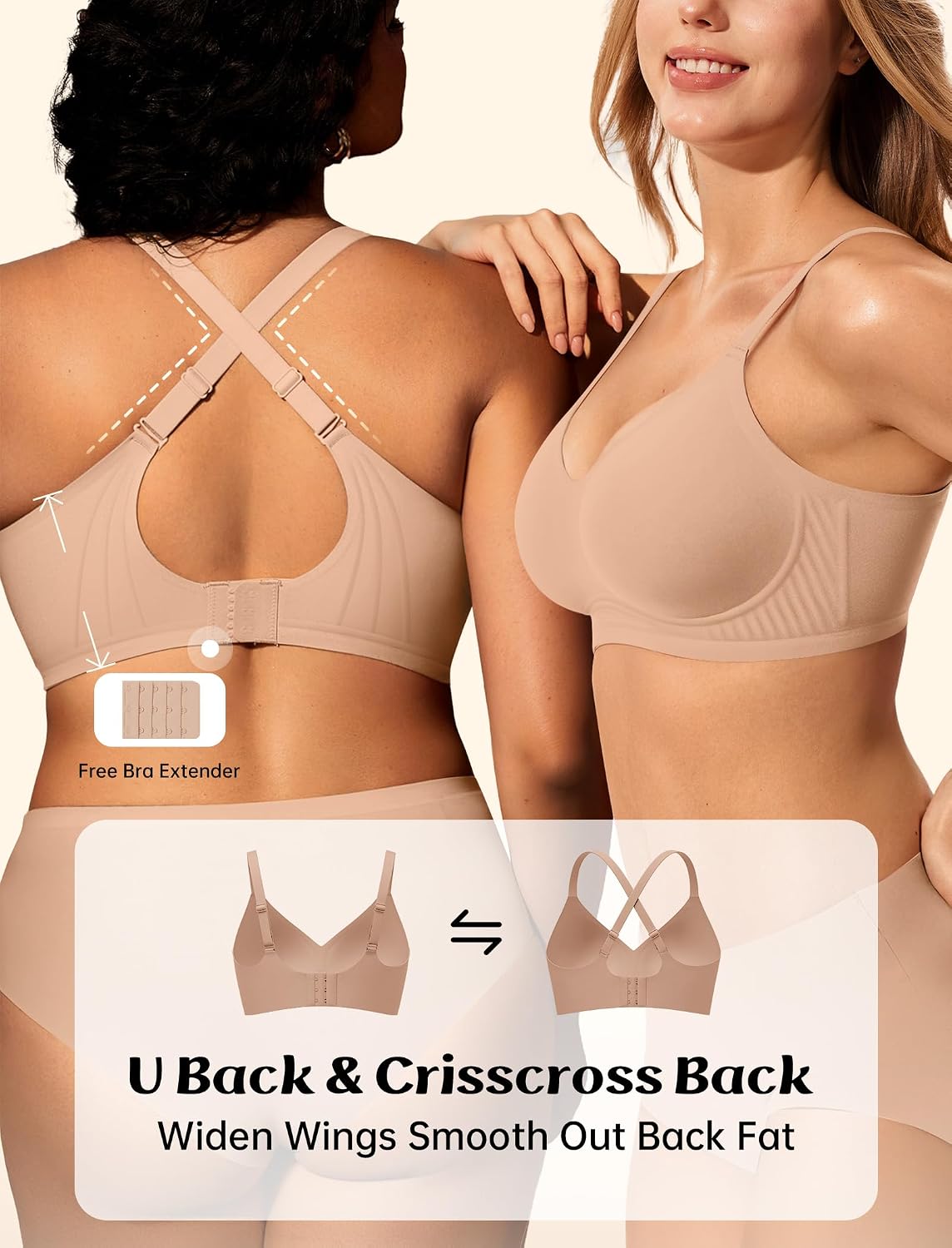 Detalle de LetsJoli Jelly Wireless Bra A-DD