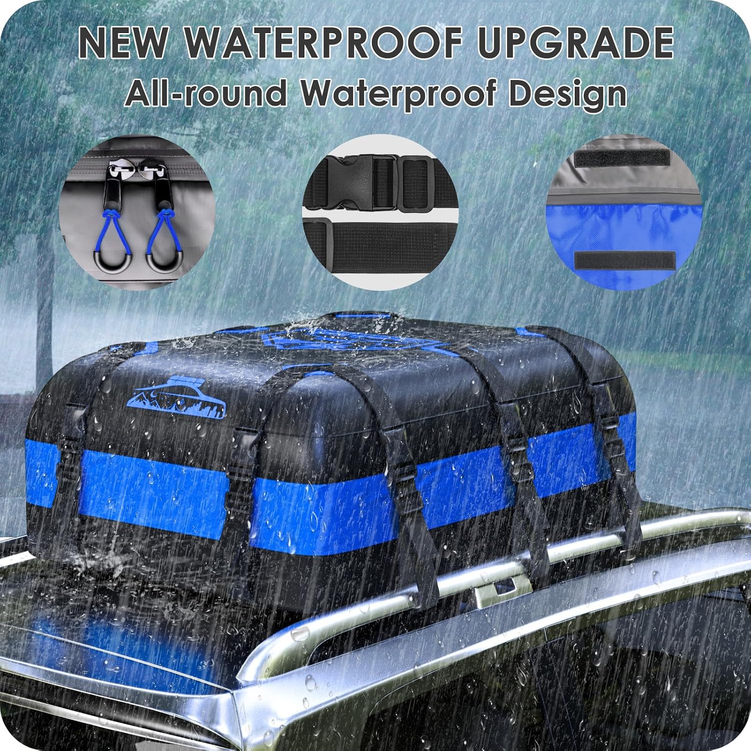 Detalle 2 de Rymopuey Roof Bag 20 cubic ft car roof box