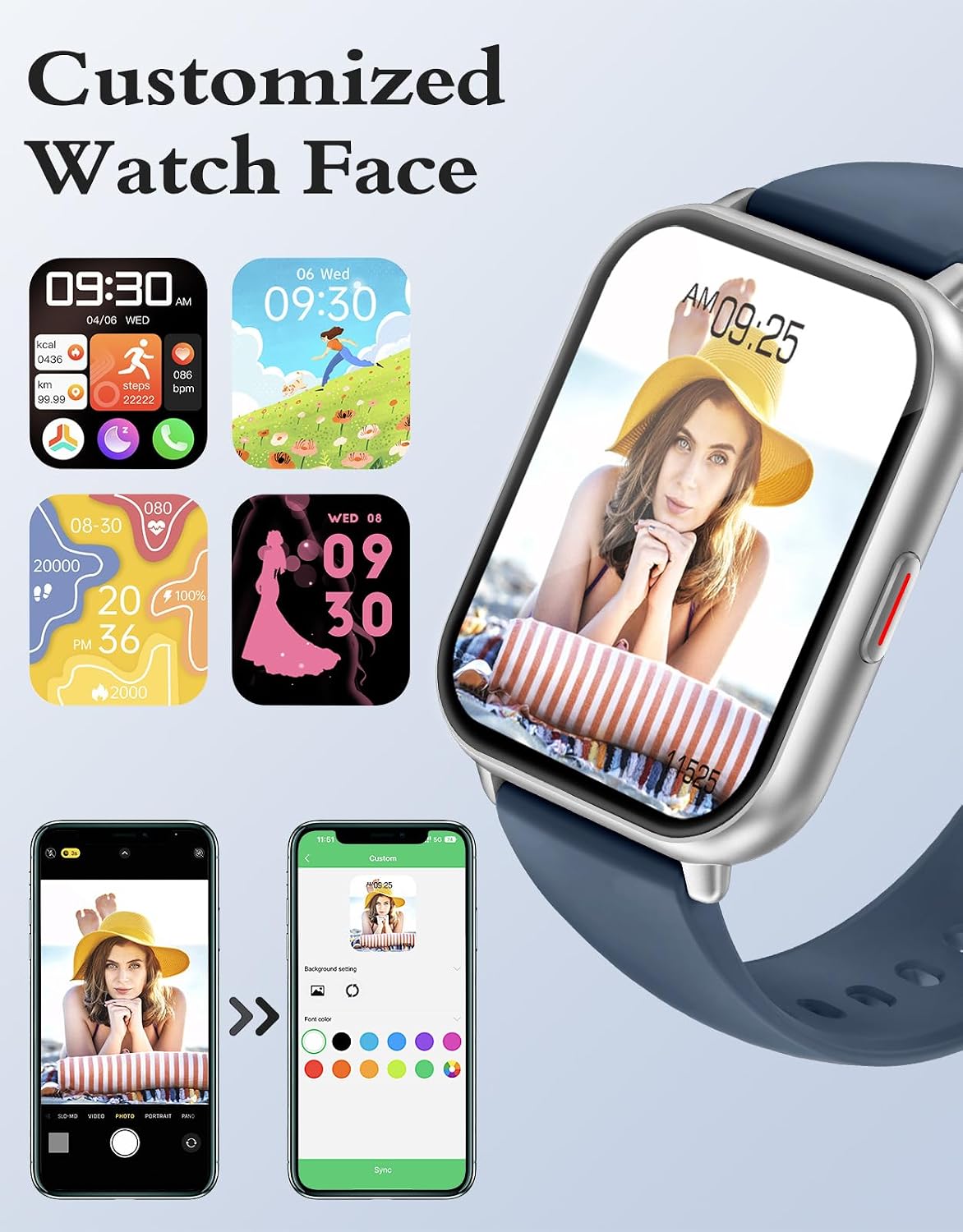 Thumbnail 5 de RUIMEN Smart Watch – Answer Dial Call with SpO2 HR Sleep Monitor