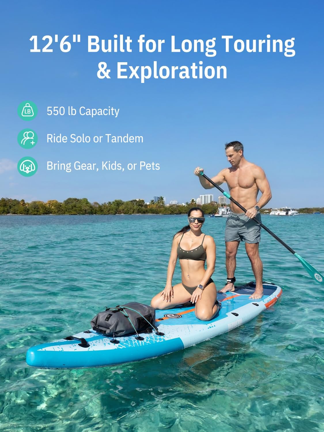 Thumbnail 5 de Niphean 10'6" Inflatable Stand Up Paddle Board 🏄