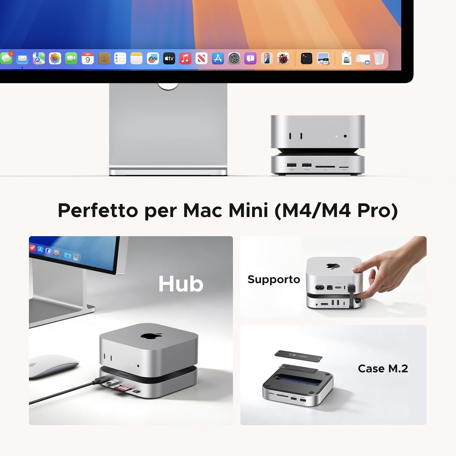 Thumbnail 2 de UGREEN Docking Station Mac Mini M4 Pro