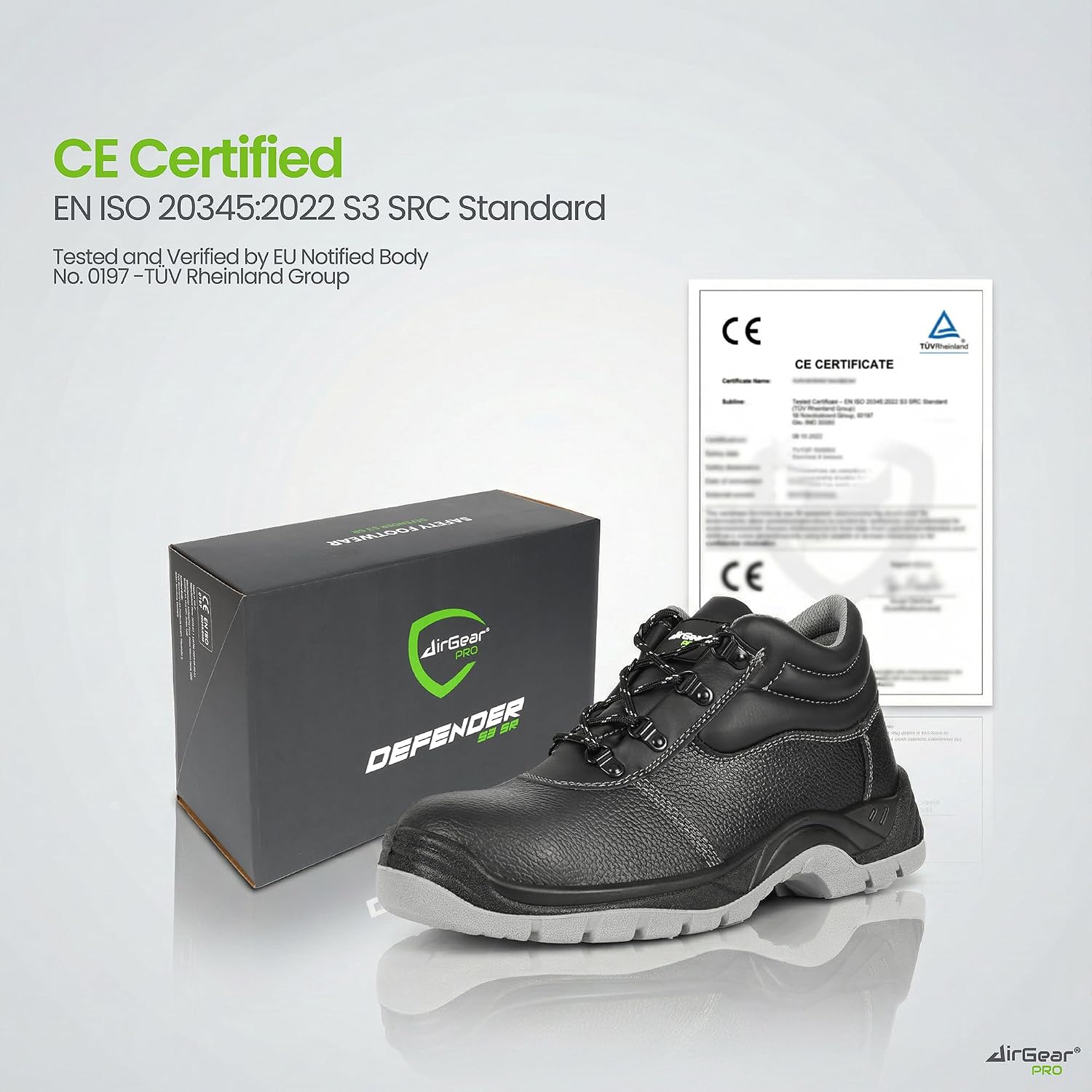 Thumbnail 6 de S3 SRC Safety Shoes for Men and Women – Steel Toe, Anti-Puncture, Slip-Resistant Footwear