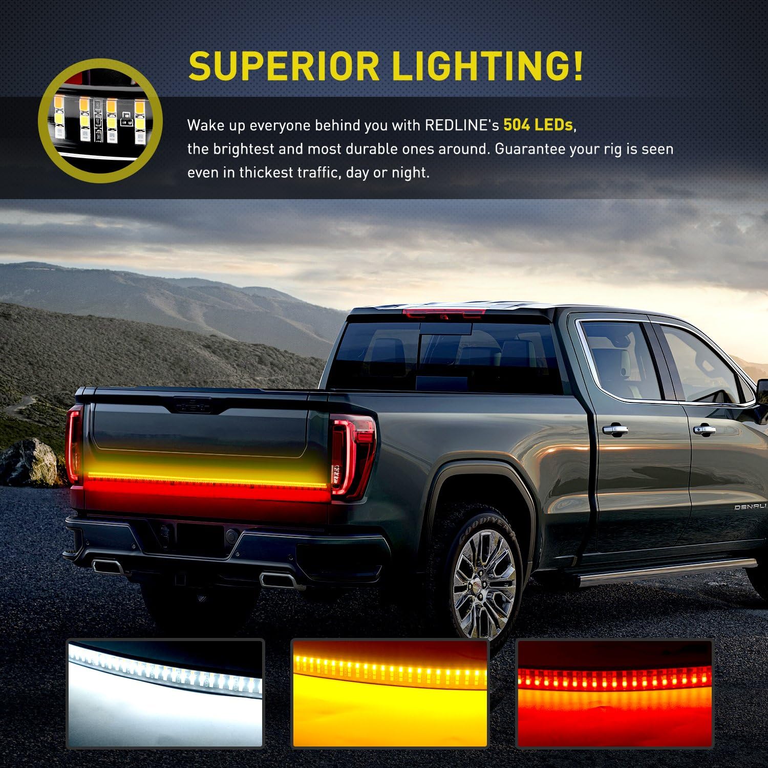 Thumbnail 6 de Nilight TR-04 60" Triple Row Tailgate Bar