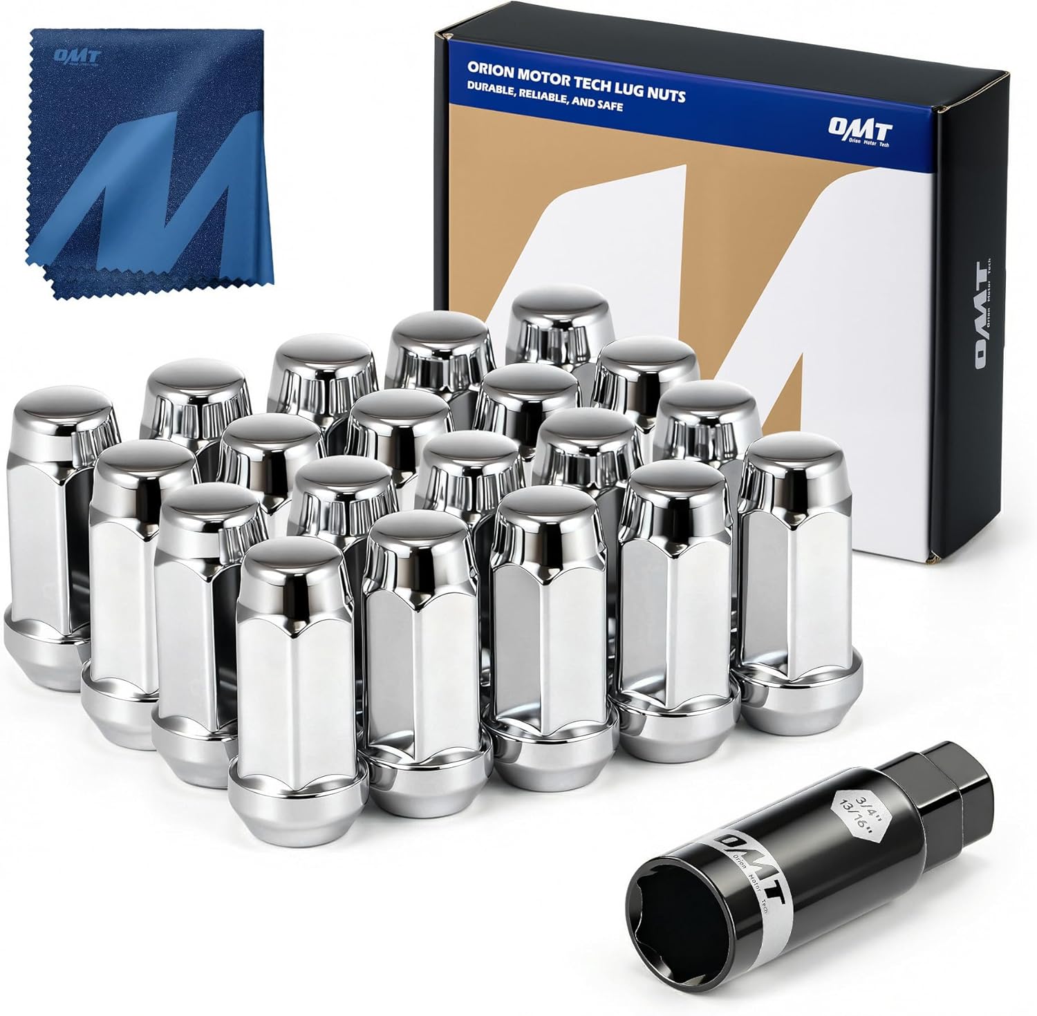 Detalle de Orion Motor Tech Lug Nuts 1/2x20 20-Pack
