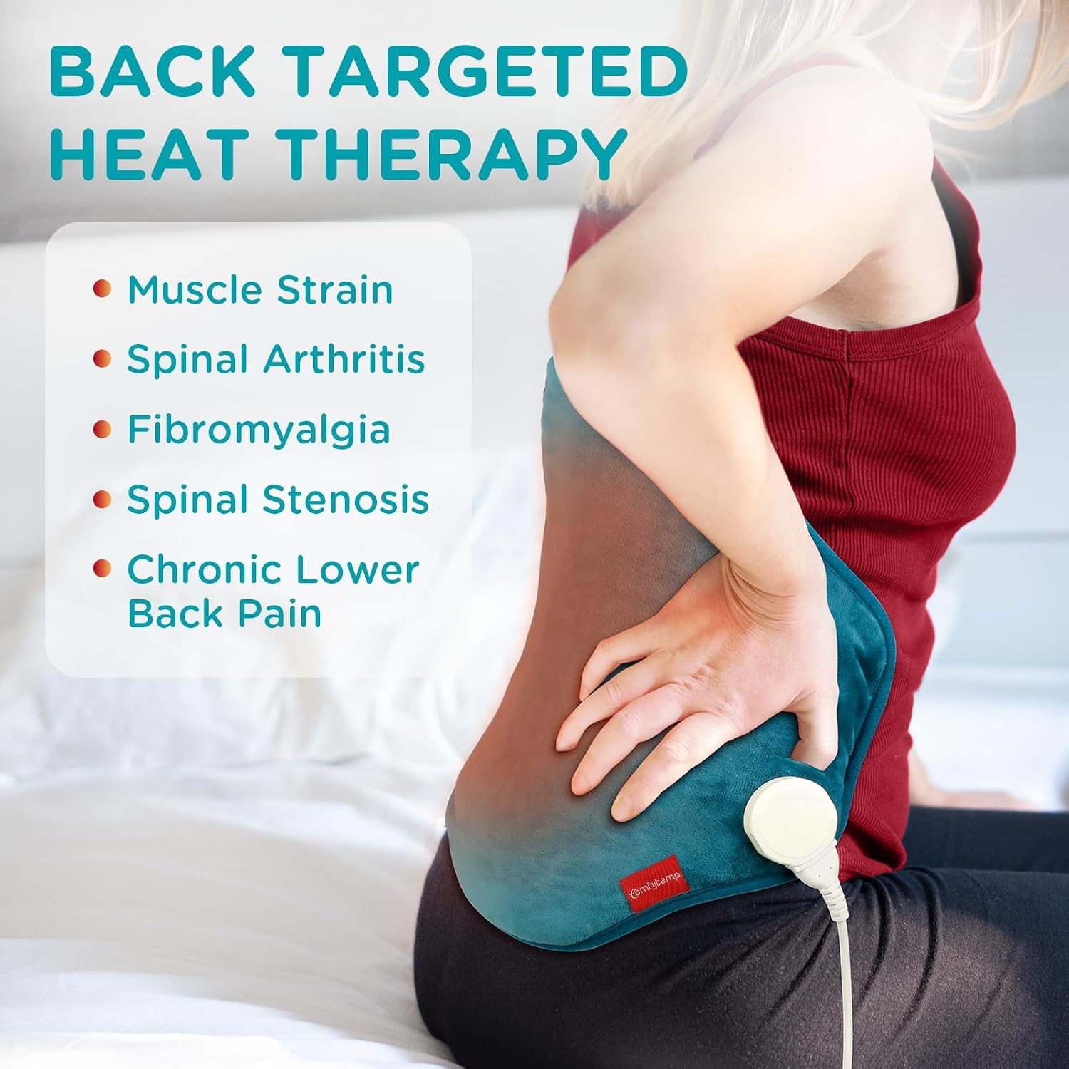 Detalle 2 de Comfytemp XL Electric Heat Pad 9 settings