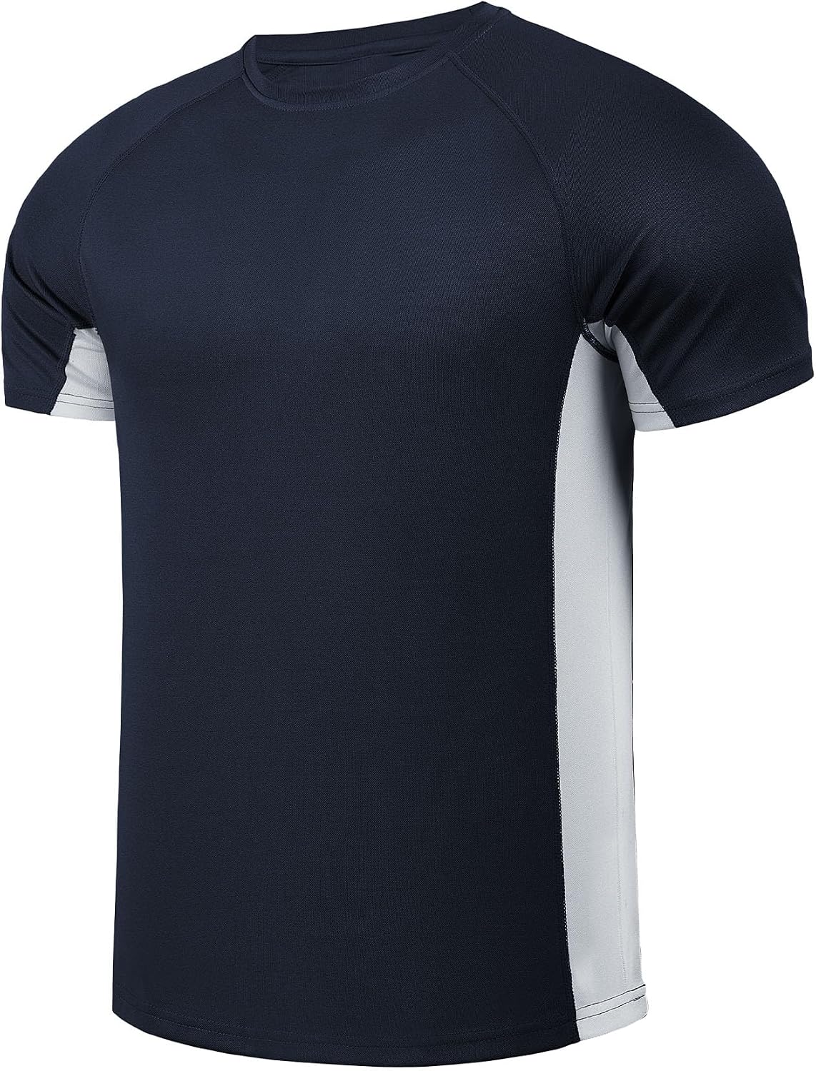 Detalle de Mens Big & Tall Swim Shirt Sun Protection UPF 50+ Rash Guard Quick Dry Tee