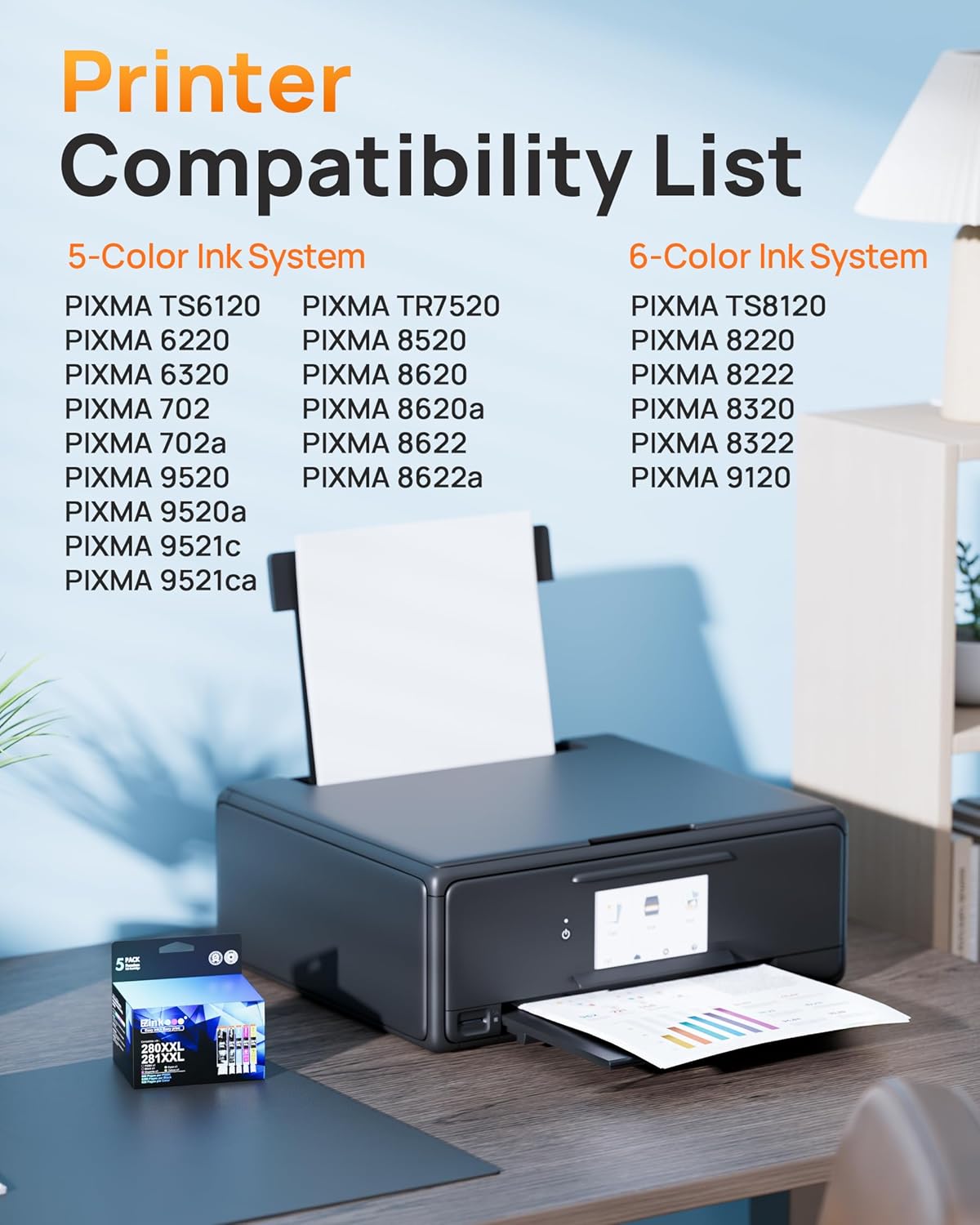 Thumbnail 1 de E-Z Ink TR8620a ink cartridge 5-pack 🖨