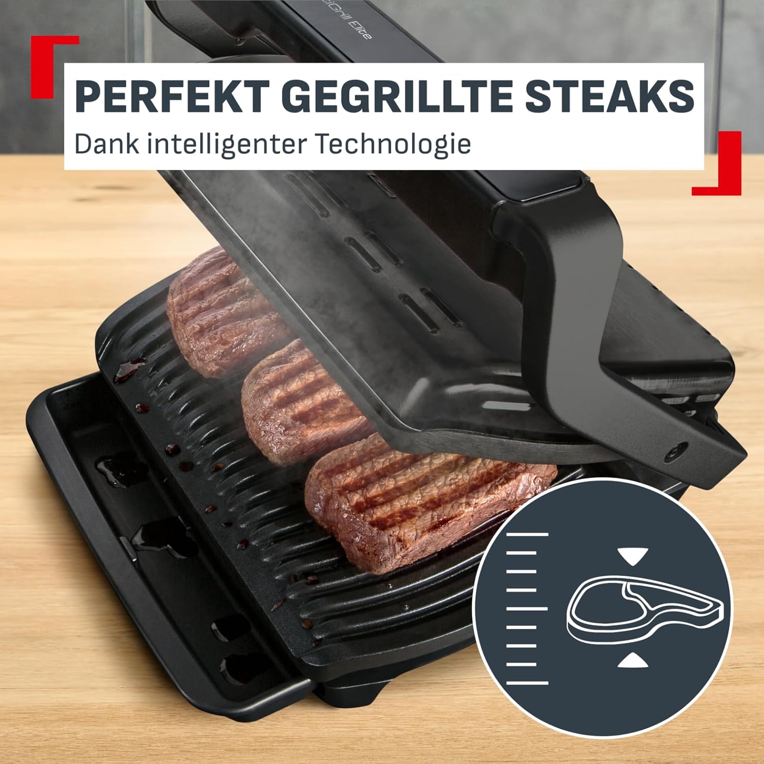 Thumbnail 1 de Tefal OptiGrill Elite XL Kontaktgrill