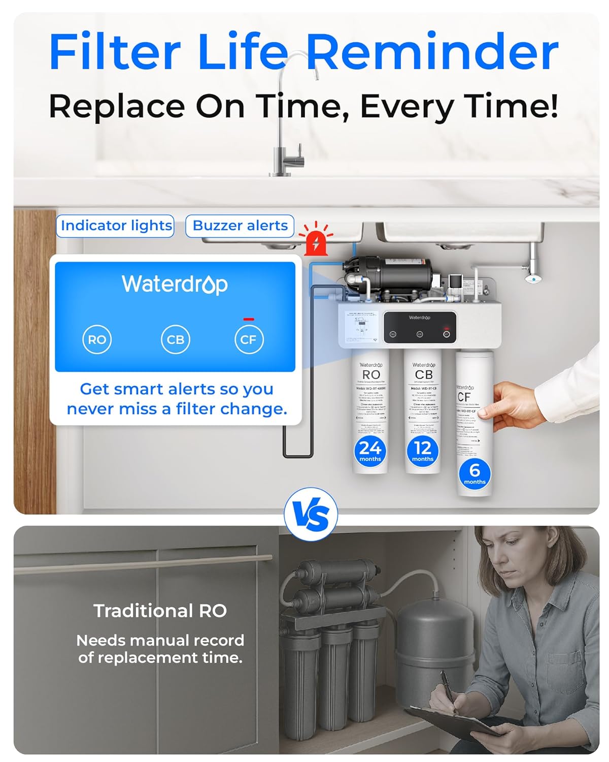 Thumbnail 5 de Waterdrop T3-C Tankless Reverse Osmosis System