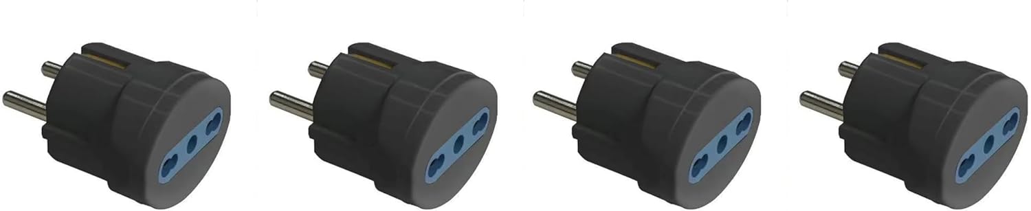 Thumbnail 5 de Adattatore Schuko 16A a presa bipasso Italia 10A/16A (2P+T) - Bianco, 250V, 1500W