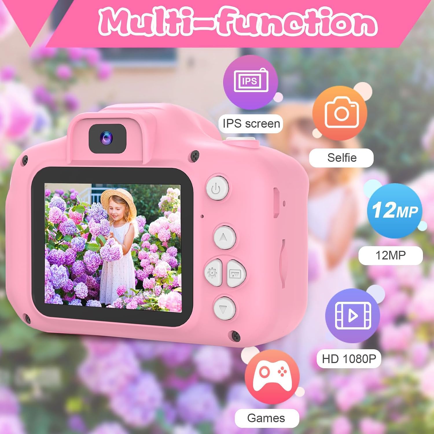 Detalle de PROGRACE Digital Camera 40MP for Kids
