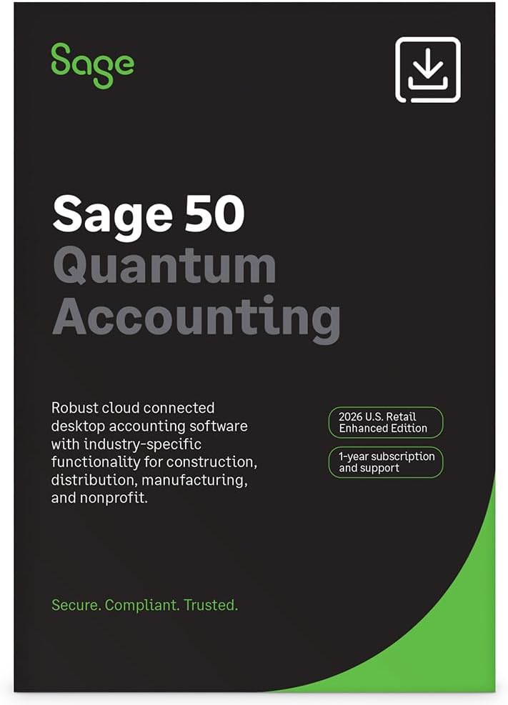 Thumbnail 6 de Sage 50 Premium Enhanced 2026 U.S. Edition: 1-User, 1-Year Subscription (PC Online Code) by Sage Software