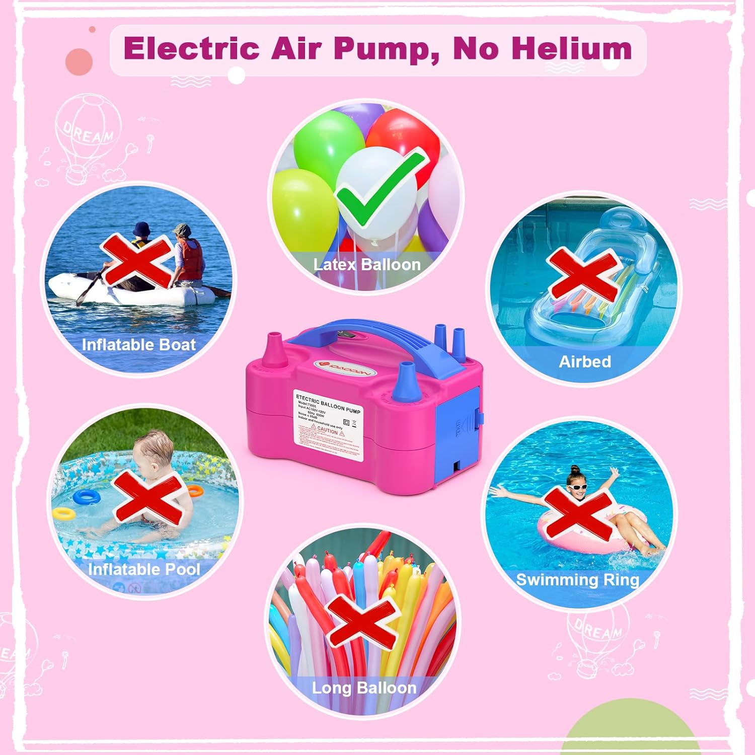 Thumbnail 5 de ID IDAODAN Electric Balloon Pump 600W ๐