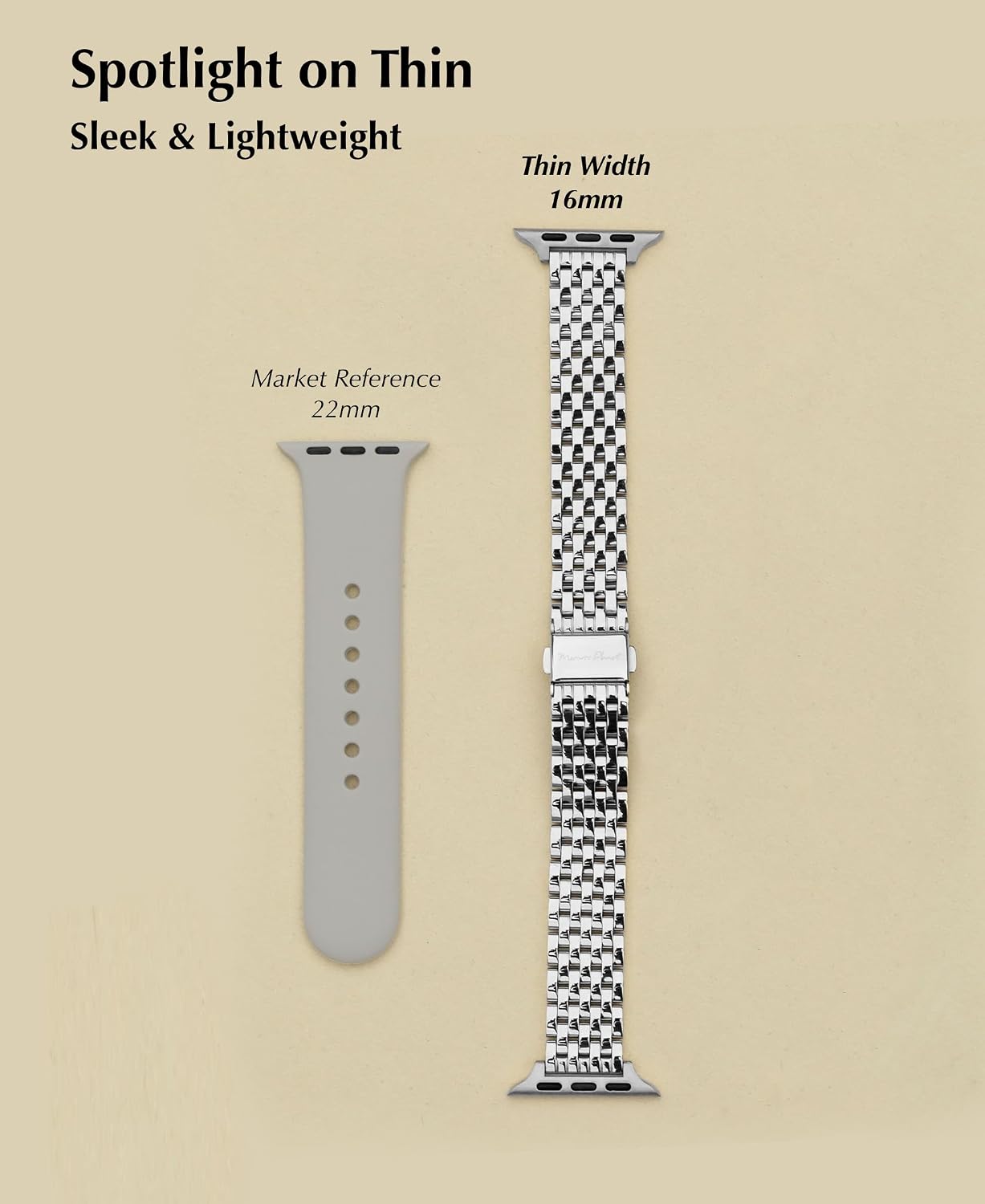 Thumbnail 4 de Memori Planet Thin & Feminine Apple Watch Band