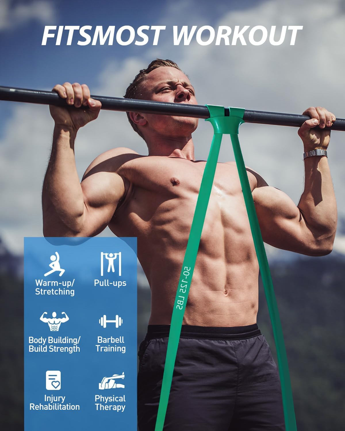 Detalle 2 de Dapofajo Resistance Bands, Silicone