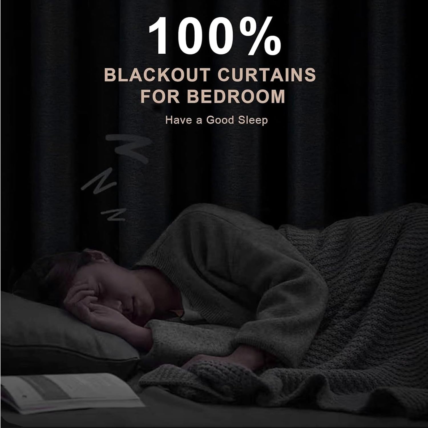 Thumbnail 1 de INOVADAY 100% Blackout Curtains 50 x 84 Set