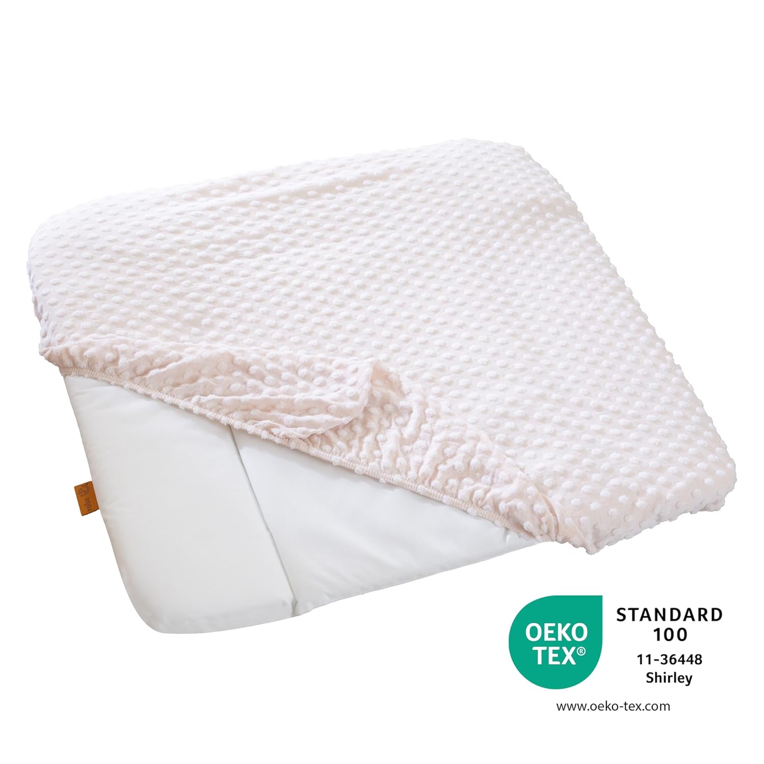 Thumbnail 2 de roba Spannbezug 85 x 75 cm Frosty Almond – Bio-Baumwolle, GOTS & OEKO-TEX zertifiziert