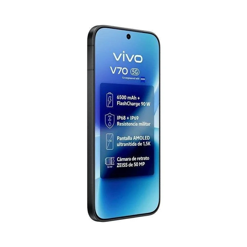 Thumbnail 2 de Vivo V70 5G 12GB/512GB — 6.59" Negro: rendimiento, cámara y autonomía para usuarios exigentes