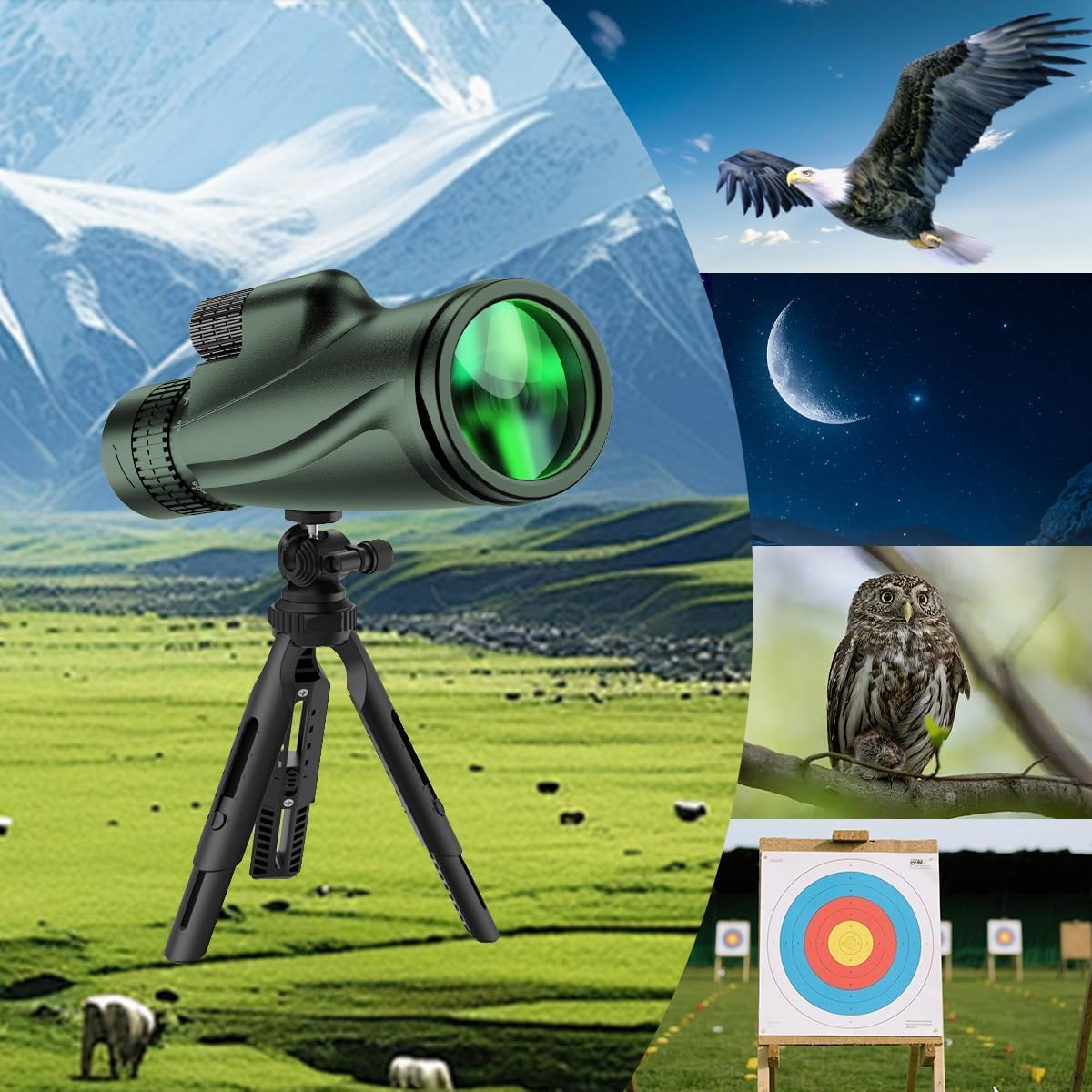 Detalle 2 de KTBDING Monocular 80x100 for Bird Watching