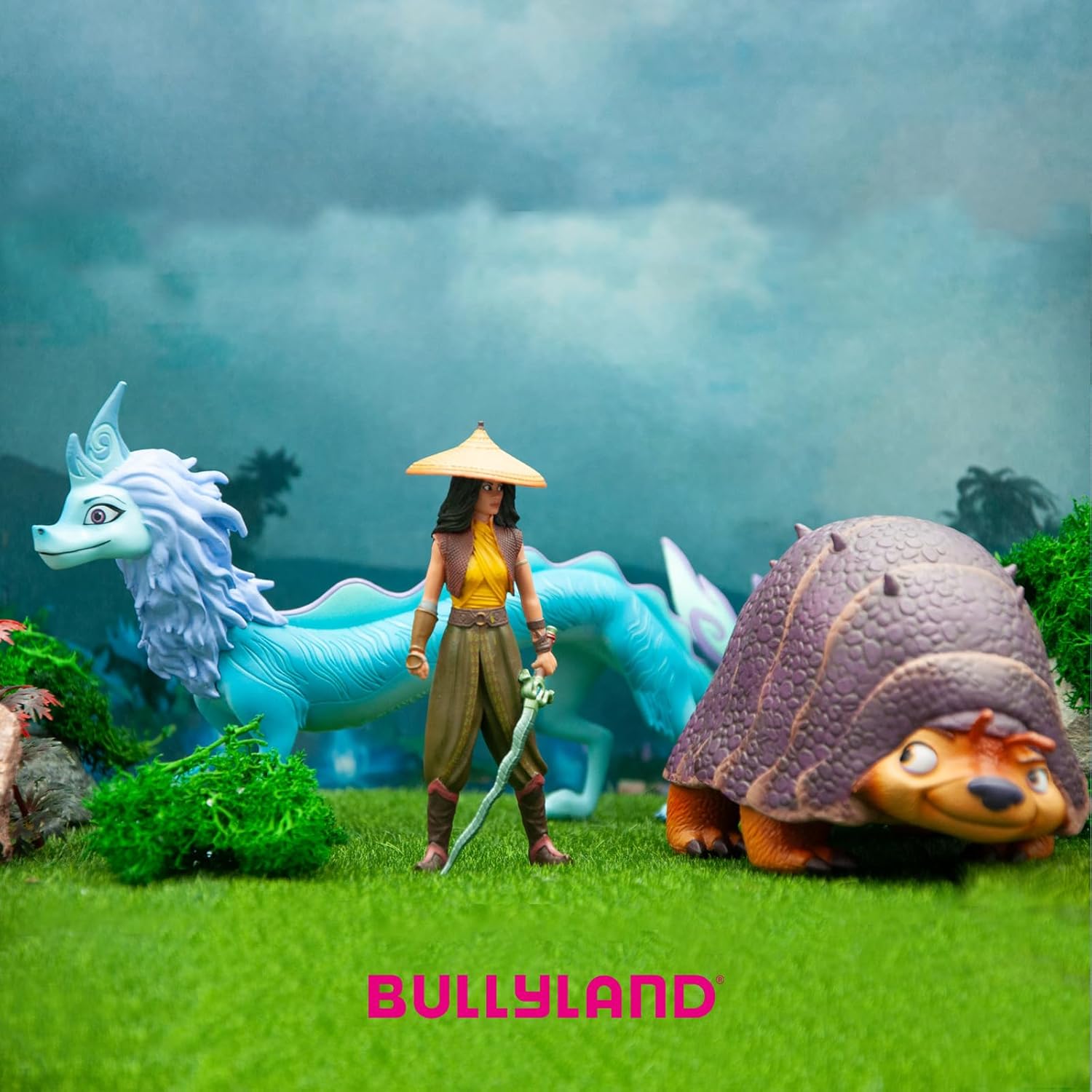 Detalle de Bullyland 11502 Figurine de jeu Dragon d'eau Sisu – Raya et le dernier dragon, env. 23 cm