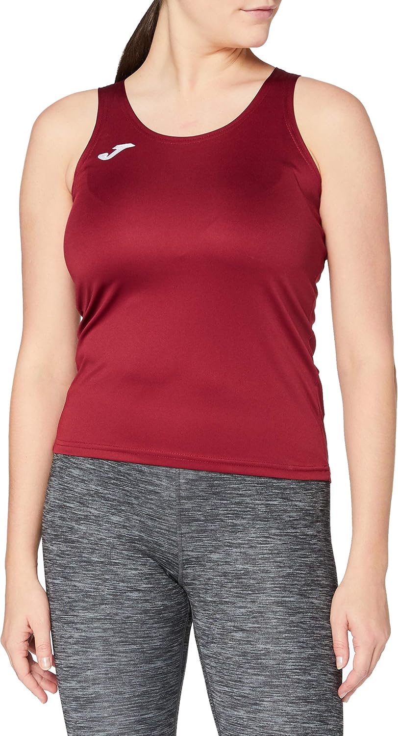 Detalle de Joma Canotta Sportiva da Donna, 4XS–XL, gestione umidità e libertà di movimento - Sienna