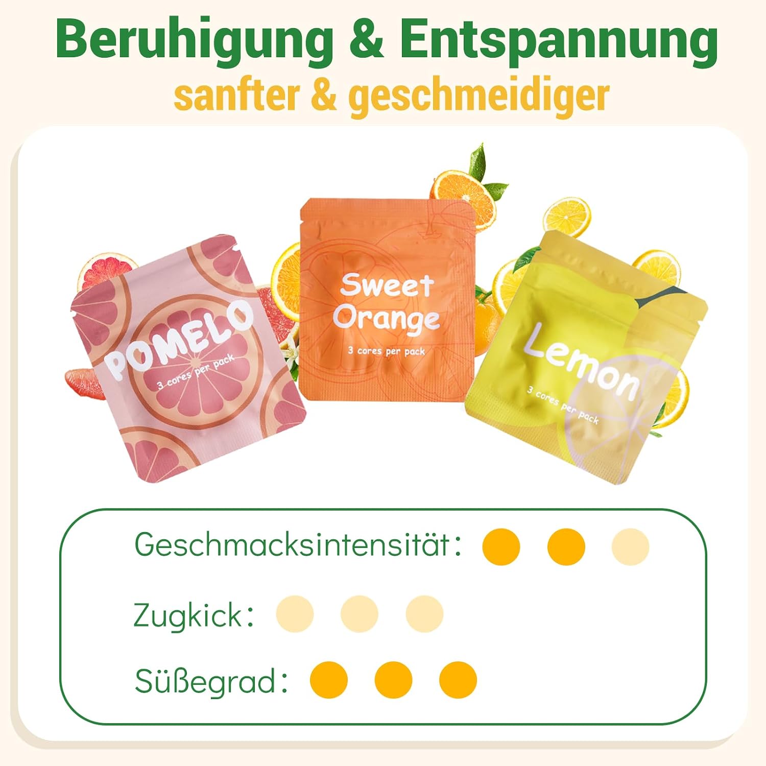 Thumbnail 3 de CARITATE Rauchfrei Halskette zur Rauchentwöhnung mit einstellbarem Widerstand und Fruchtmischung (schwarzes Holz)
