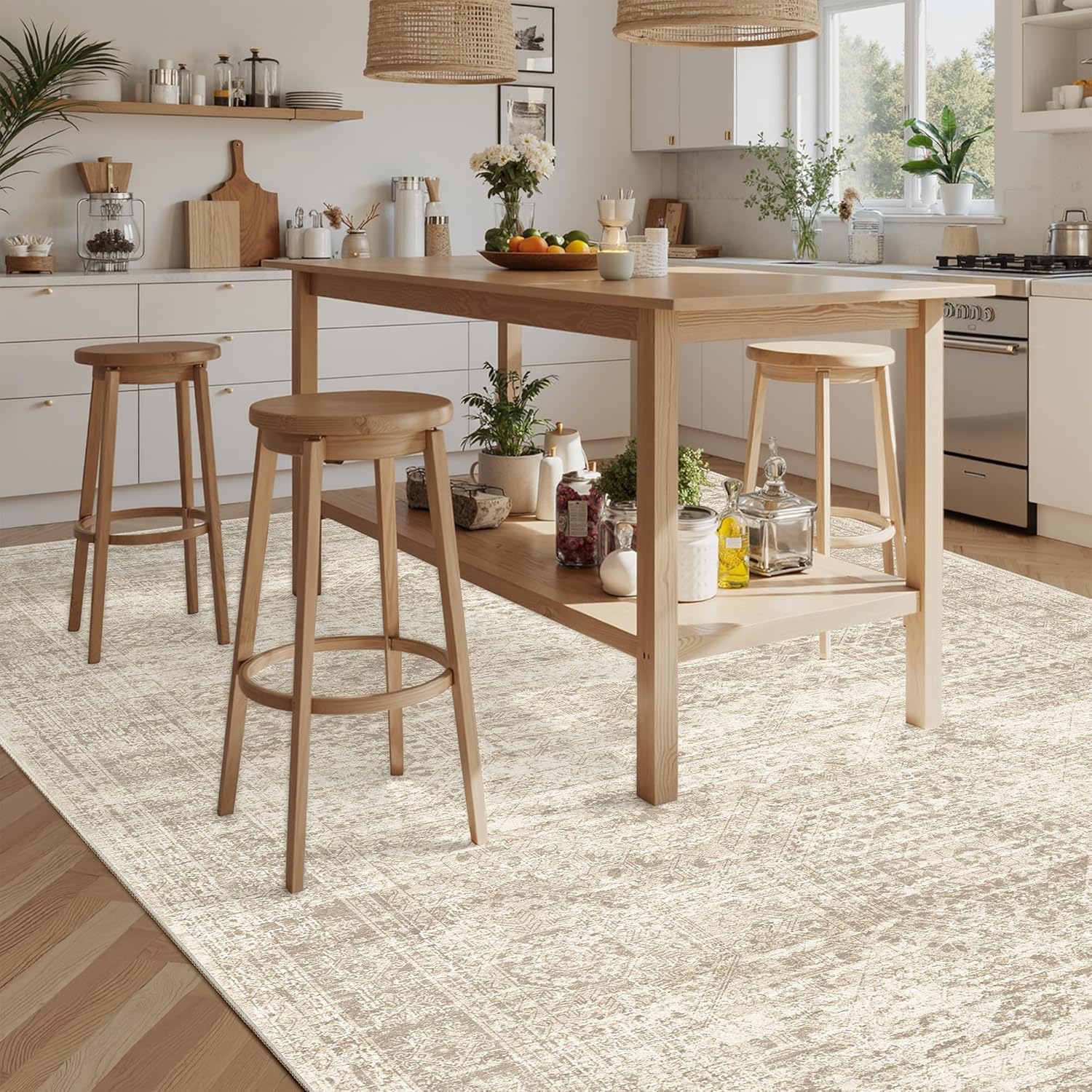 Thumbnail 6 de Soalmost 8x10 Foot Washable Rug 📐