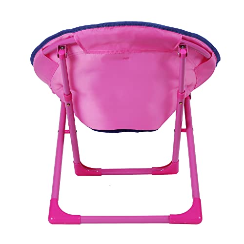 Thumbnail 7 de Outplea Regenbogen Einhorn Kinder Campingstuhl Faltbar – Rosa Mondstuhl KLappbar, Tragbarer Kleinkindstuhl für Garten, Picknick und Camping