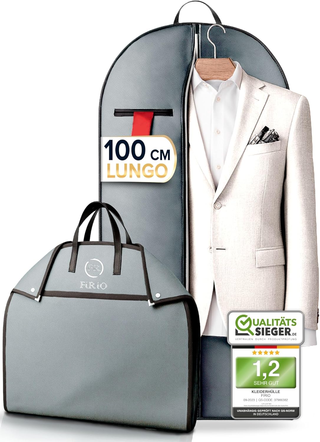FiRiO Borsa Porta Abiti da Viaggio Pieghevole 100x60 cm – Alta Qualità e Protezione Garantita