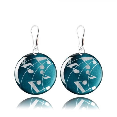 Detalle de Dragon Porter Style 15 : boucles d’oreilles pendantes clé bleu argenté en argent 925
