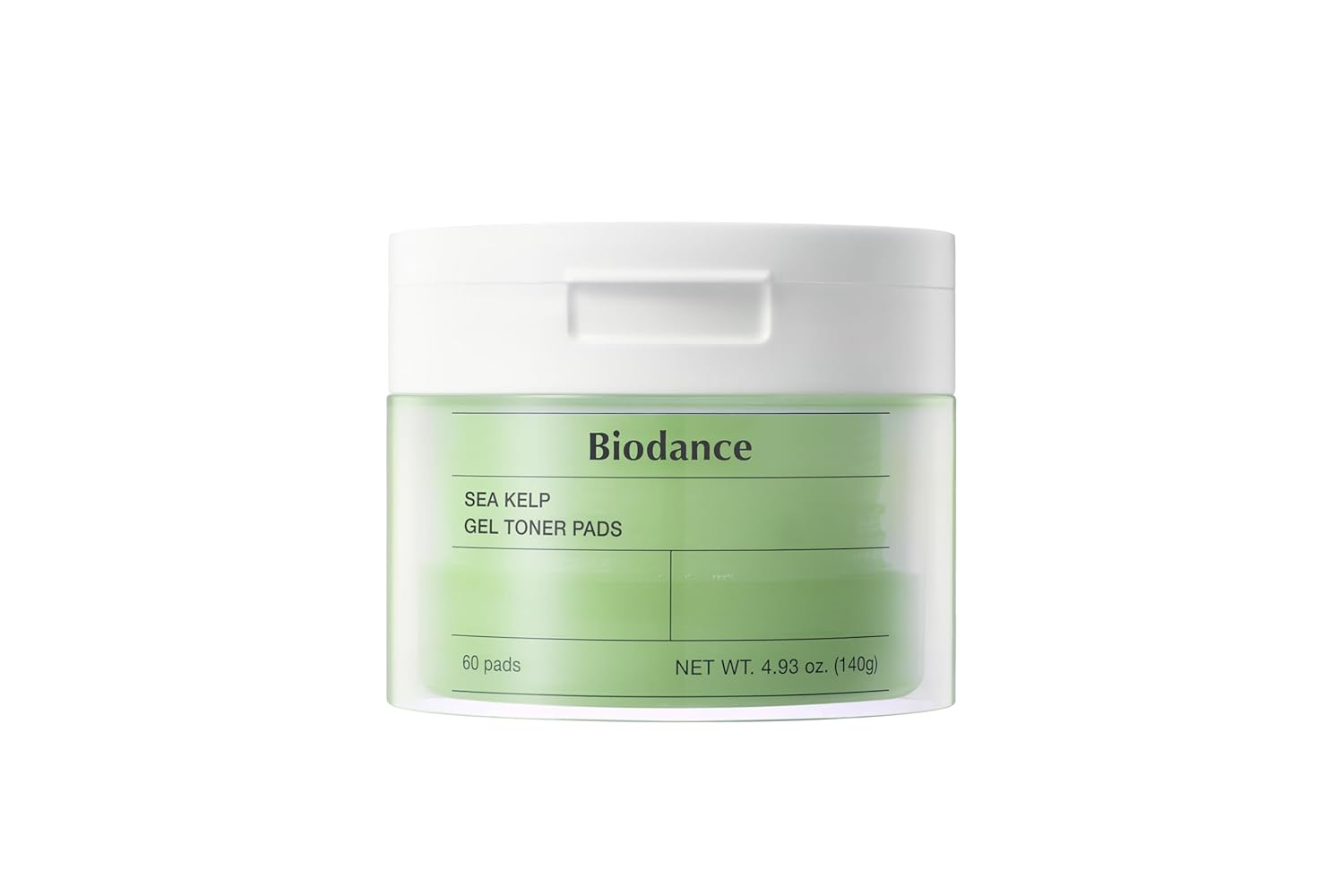 Detalle de BIODANCE Meeresalgen Gel-Toner-Pads – beruhigende Pflege für empfindliche Haut, Öl- und Talgkontrolle