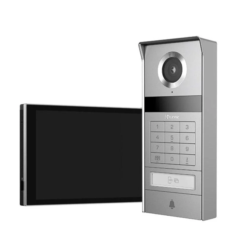 Detalle de Videoportero EZVIZ TP9 Pro: Pantalla 8" 4K, NFC/RFID y Wi‑Fi 6