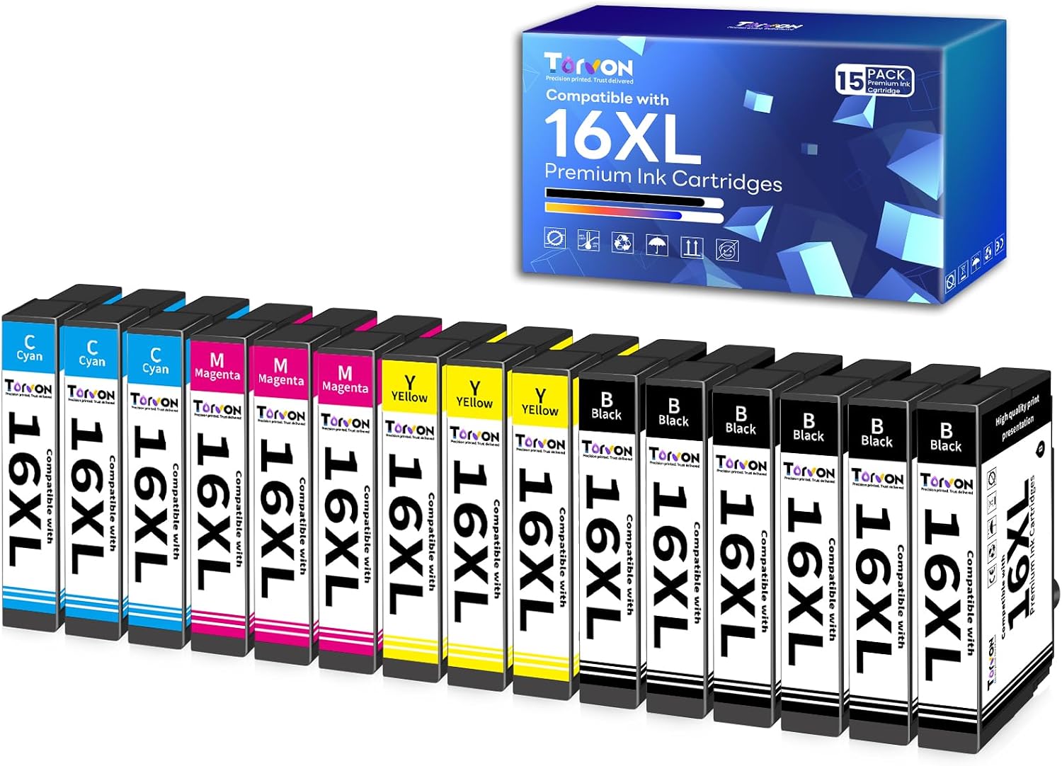 Thumbnail 6 de Torvon LC422XL Cartouches d'encre compatibles Brother